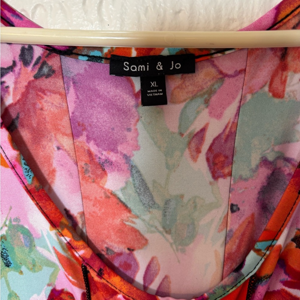 Sami & Jo Colorful Floral Maxi Dress - Picture 2 of 12